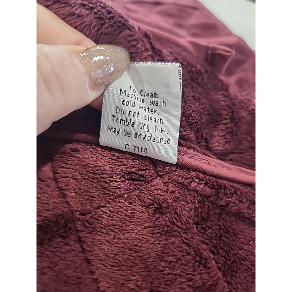 Outback Trading CO. Women’s Microsuede Quilted Equestrian Vest,szM,maroon,NWT - Picture 8 of 13
